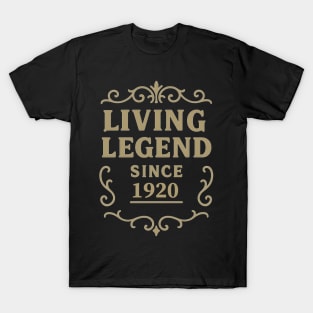1920 Vintage Birthday T-Shirt